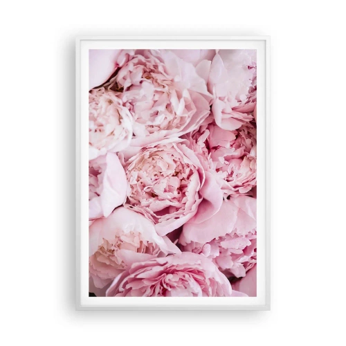 Poster in einem weißen Rahmen - Anschmiegsam und duftend - 70x100 cm