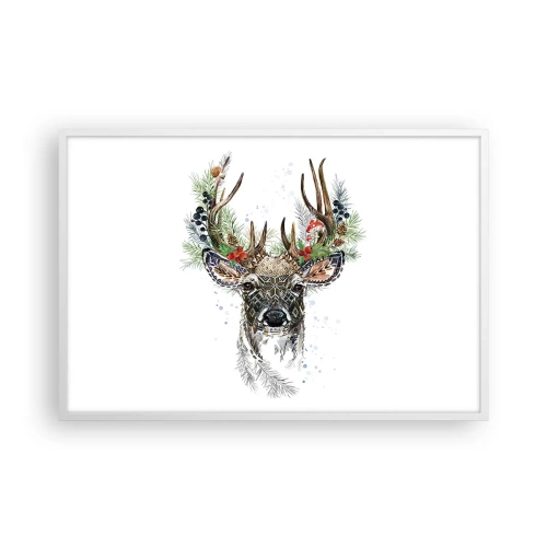 Poster in einem weißen Rahmen - Im festlichen Gewand - 91x61 cm