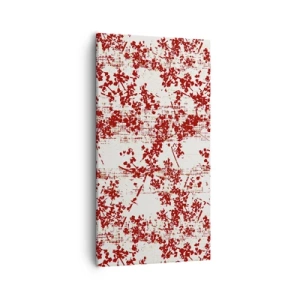 Bild auf Leinwand - Leinwandbild - Wie alter Perkal - 55x100 cm