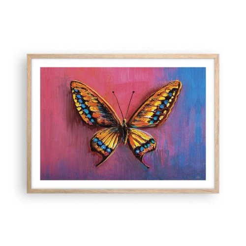 Poster in einem Rahmen aus heller Eiche - Ein Juwel der Natur - 70x50 cm