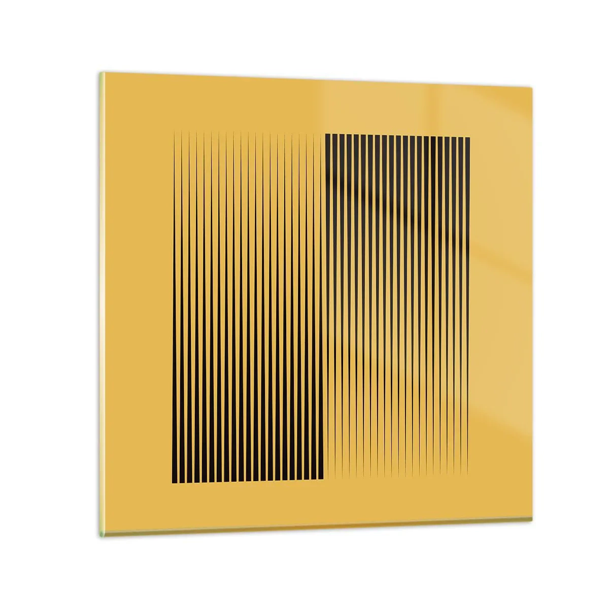 Glasbild - Bild auf glas - Quadratur der Gegensätze - 30x30 cm