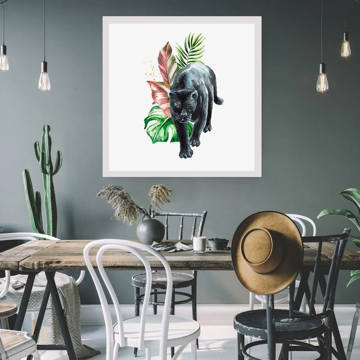 Poster - Wildheit des Herzens - 60x60 cm