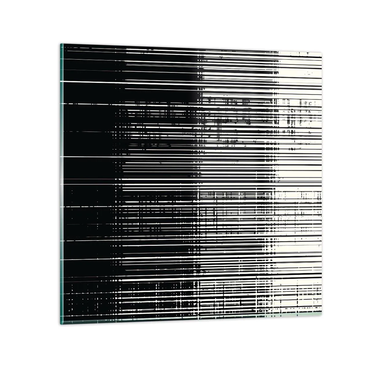 Glasbild - Bild auf glas - Wellen und Vibrationen - 30x30 cm