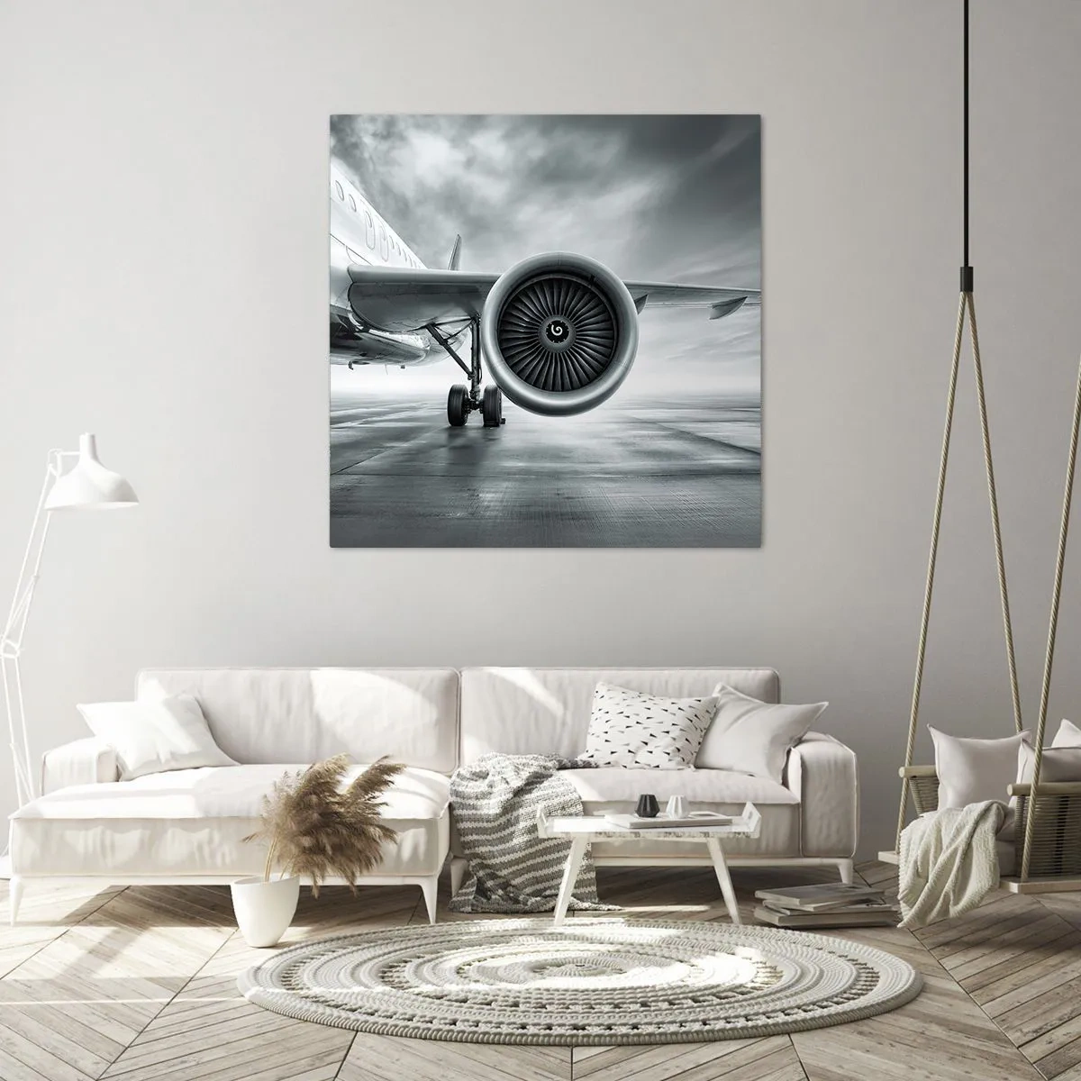 Bild auf Leinwand - Leinwandbild - Die Macht ist da! - 60x60 cm