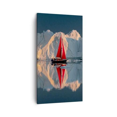 Bild auf Leinwand - Leinwandbild - Am Rande der Welt - 45x80 cm