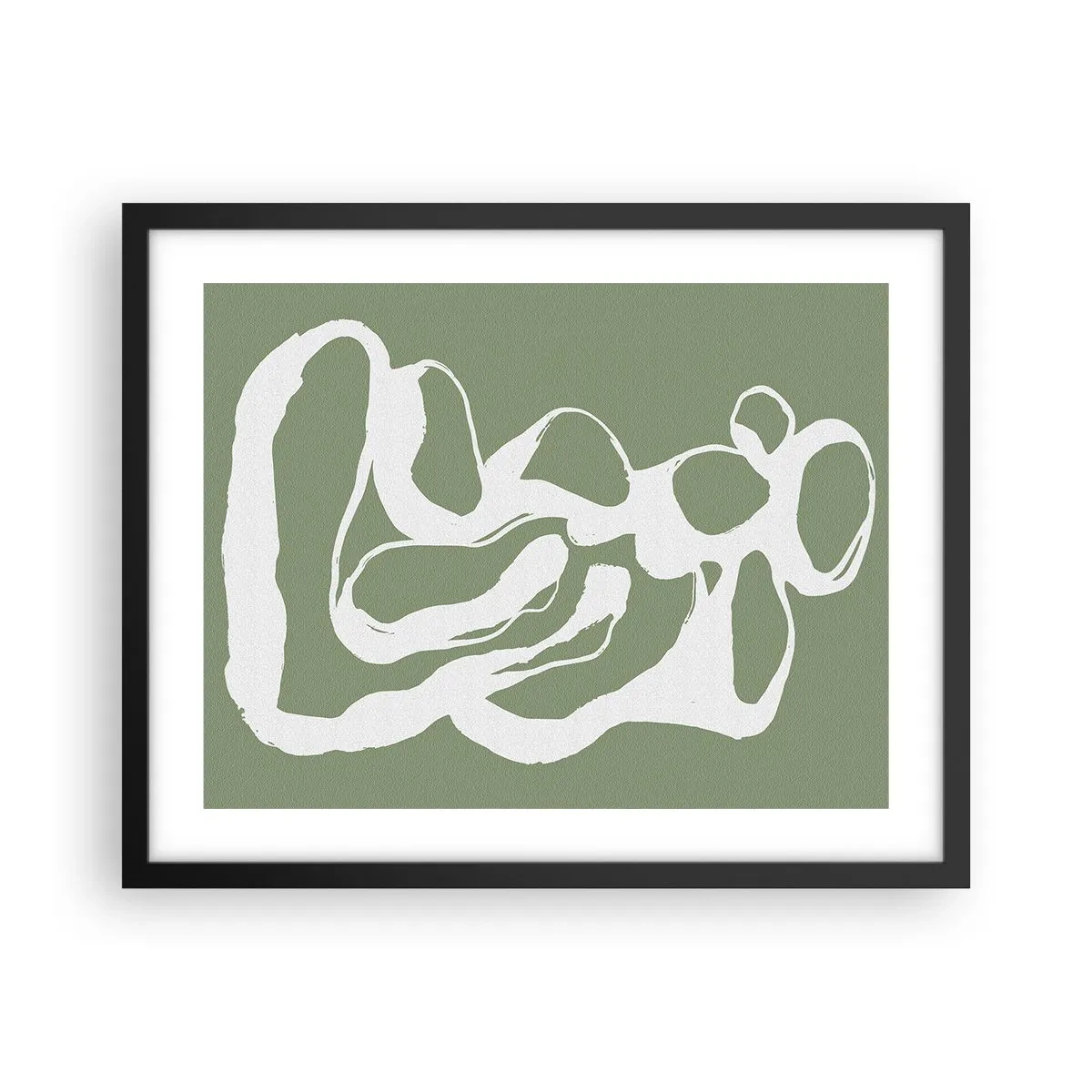 Poster in einem schwarzem Rahmen - Ruf des Weltraums - 50x40 cm