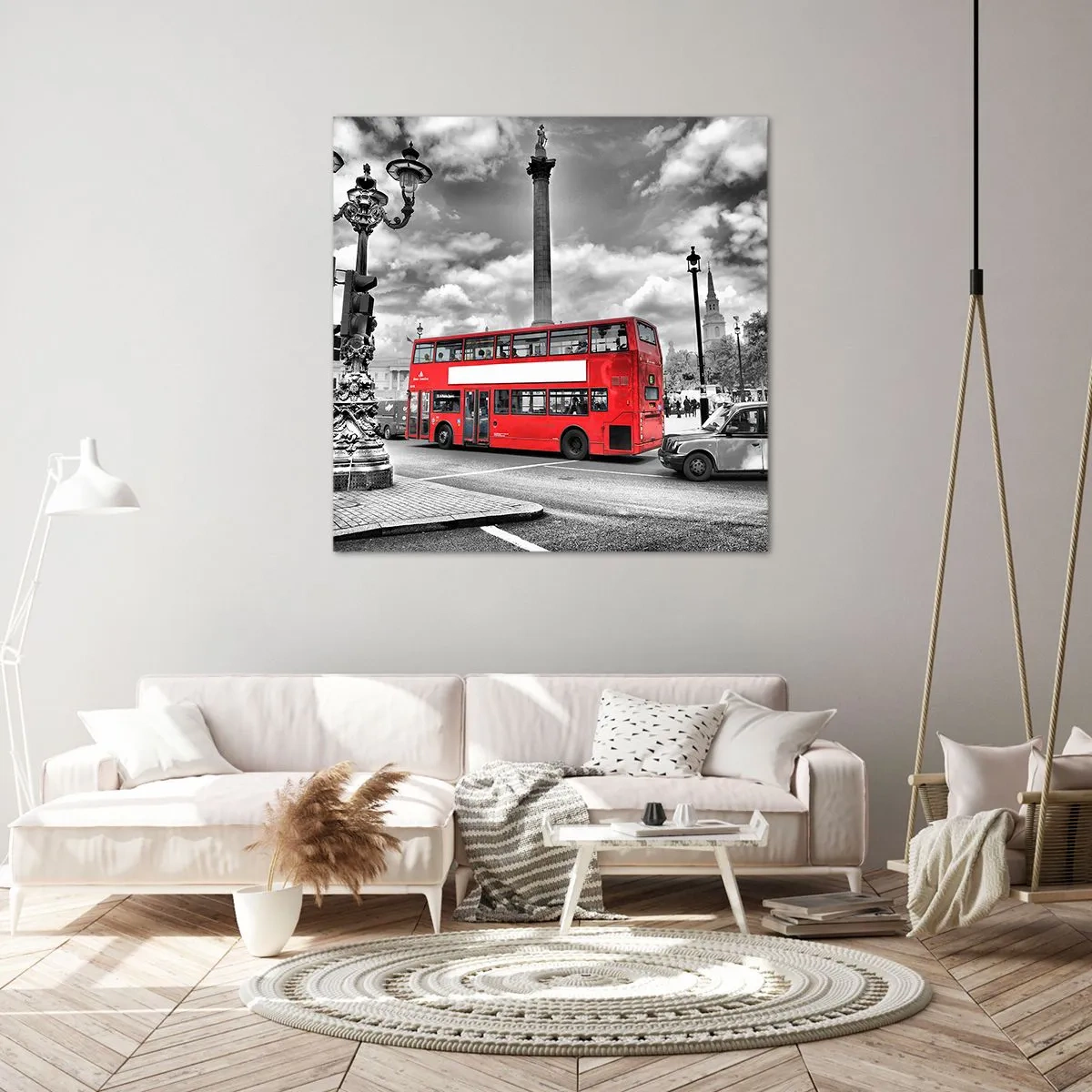 Bild auf Leinwand - Leinwandbild - Der wahre Blutkreislauf der Stadt - 60x60 cm