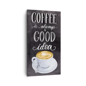 Bild auf Leinwand - Leinwandbild - Natürlich! - 45x80 cm