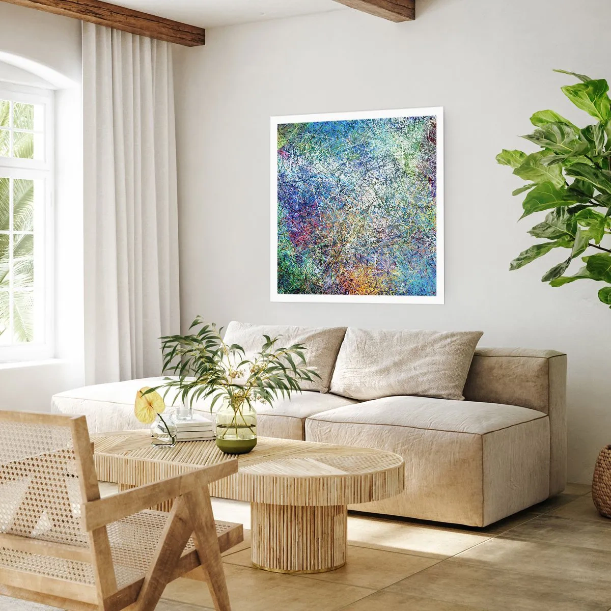 Poster - Es ist nicht so einfach - 50x50 cm
