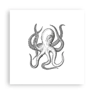 Poster - Mit den Wellen tanzen - 40x40 cm