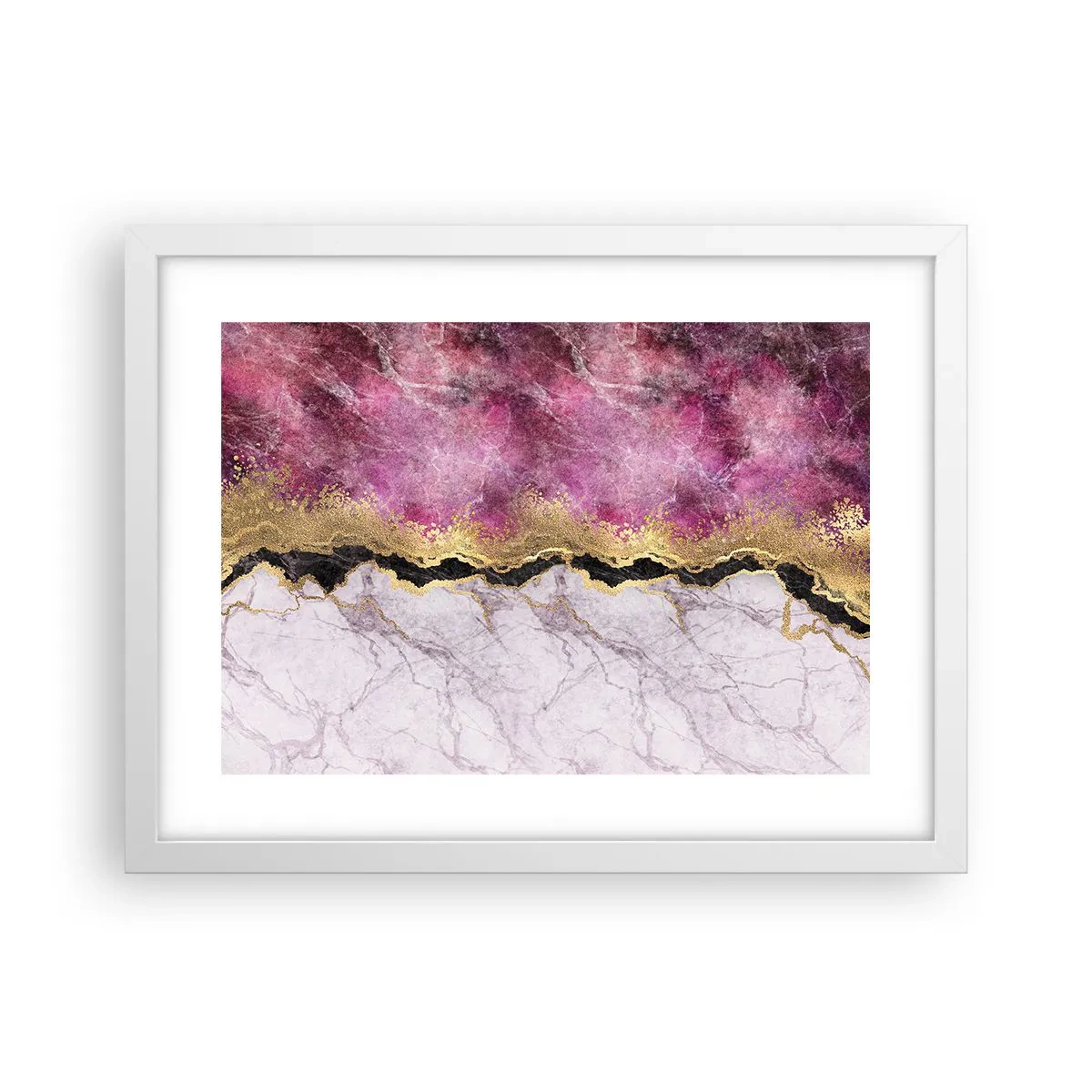 Poster in einem weißen Rahmen - An der Grenze - 40x30 cm