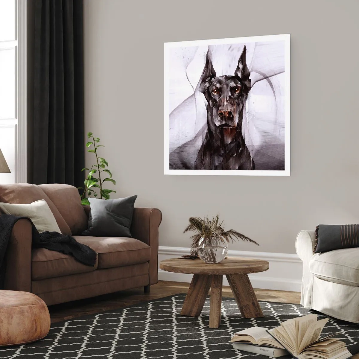 Poster - Edelgeboren - 50x50 cm