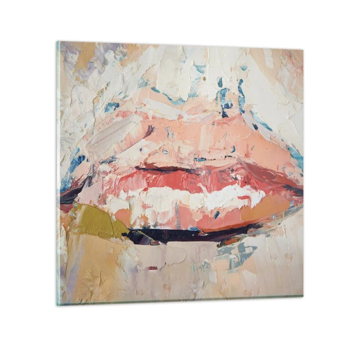 Glasbild - Bild auf glas - Es weckt die Sinne - 40x40 cm