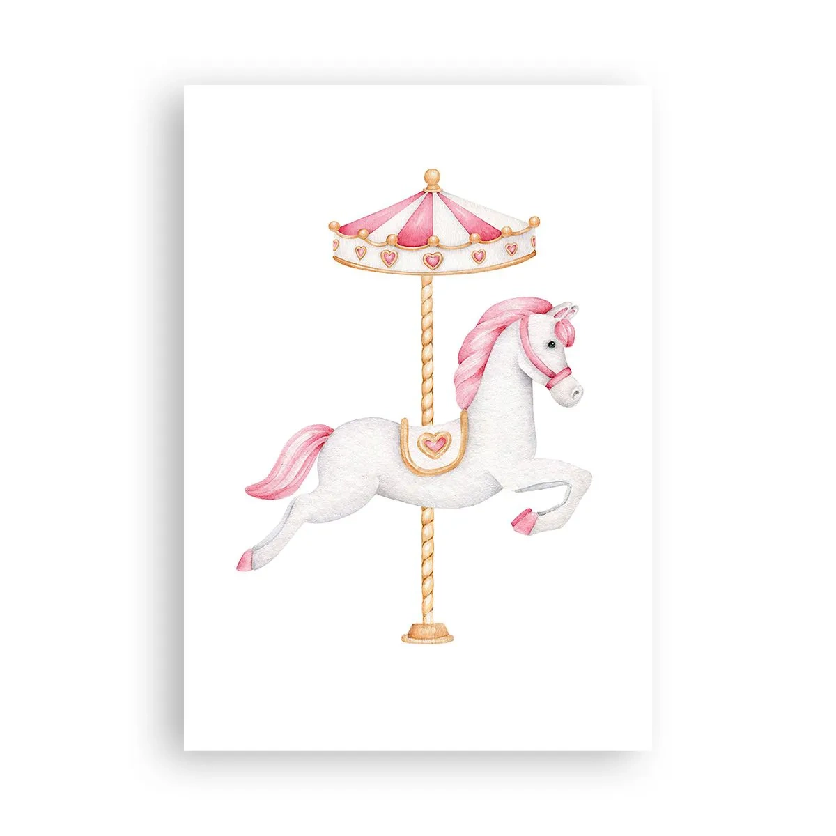 Poster - Er legte los - 70x100 cm