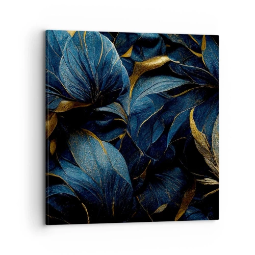 Bild auf Leinwand - Leinwandbild - Mit Gold gefüttert - 70x70 cm