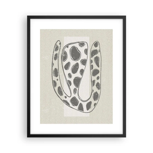 Poster in einem schwarzem Rahmen - Seltsame Kreatur - 40x50 cm