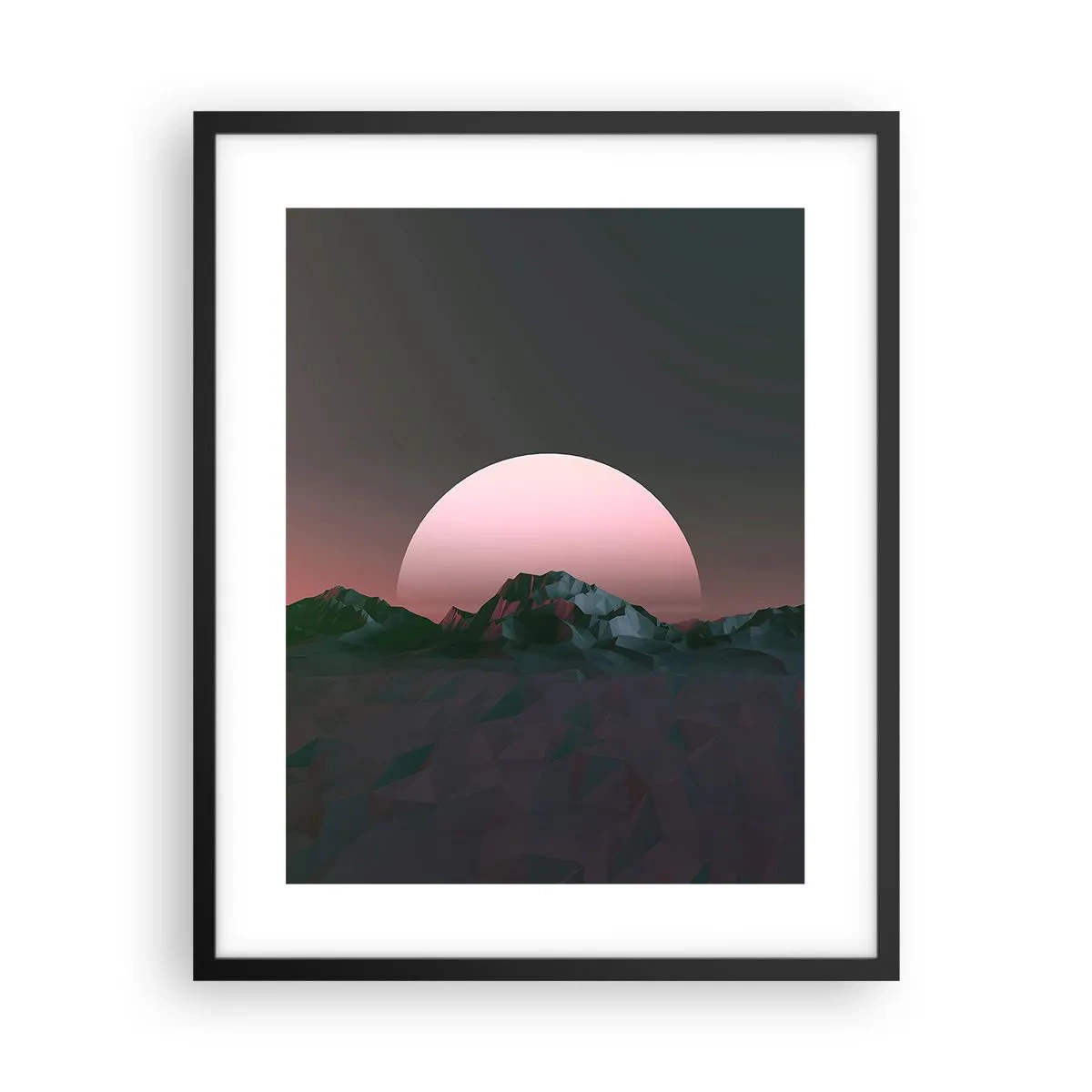 Poster in einem schwarzem Rahmen - In einer Nachbargalaxie - 40x50 cm