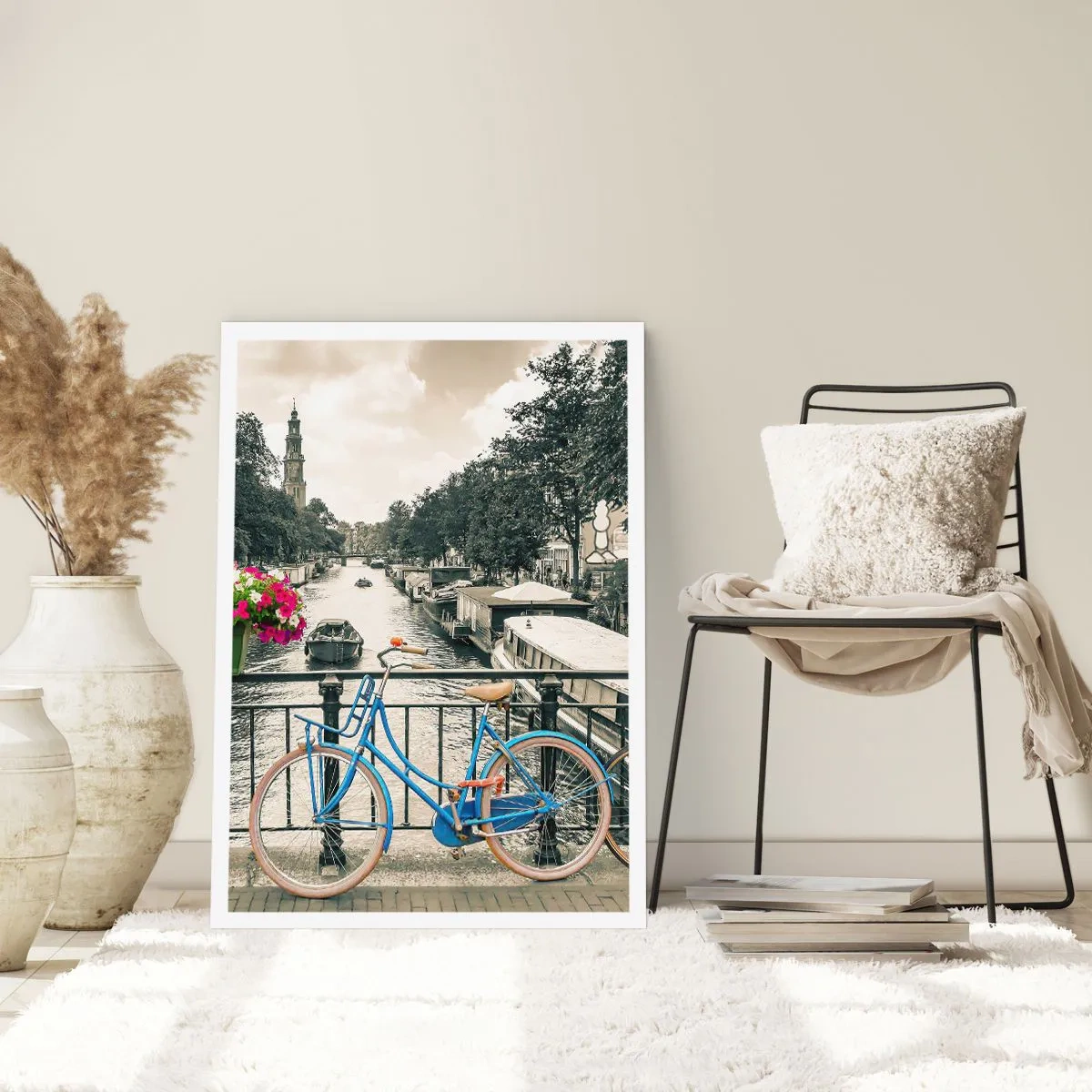 Poster - Die Farben der Amsterdamer Straße - 30x40 cm