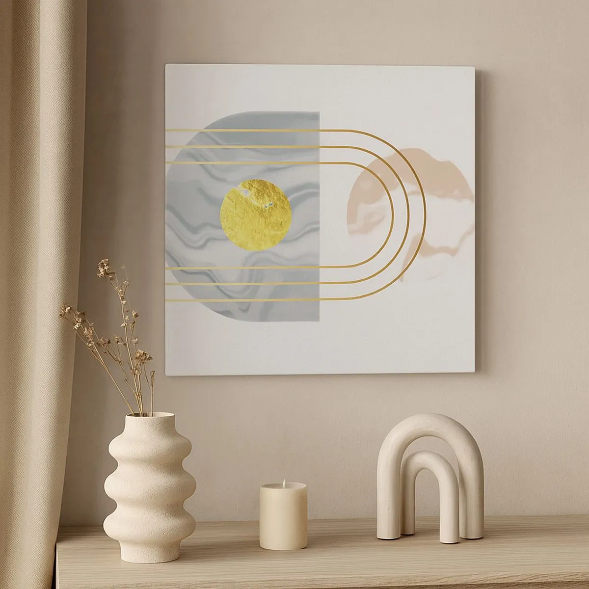 Bild auf Leinwand - Leinwandbild - Helligkeit und Brillanz - 30x30 cm