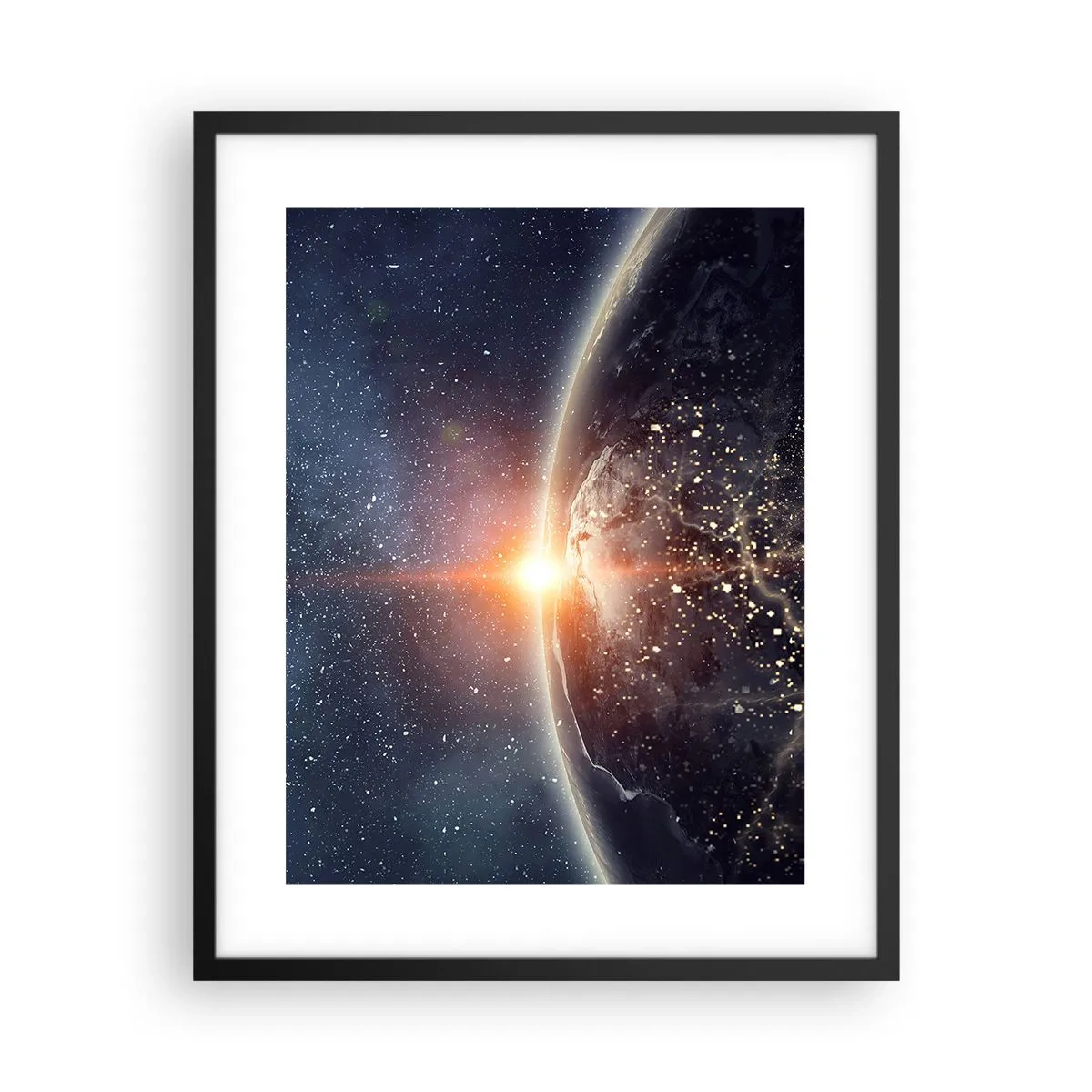Poster in einem schwarzem Rahmen - In einer neuen Perspektive - 40x50 cm
