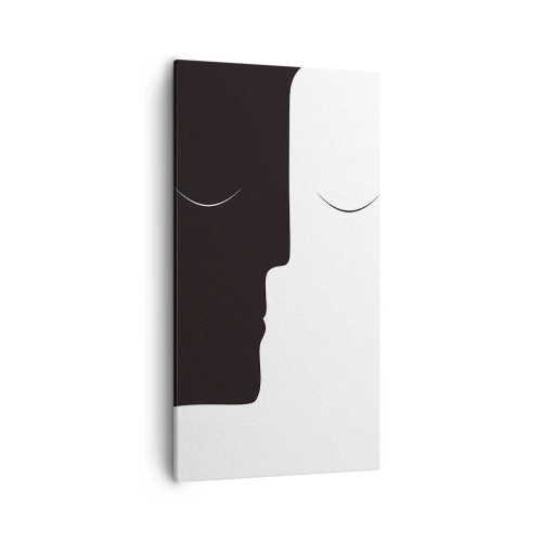 Bild auf Leinwand - Leinwandbild - Einheit der Gegensätze - 55x100 cm