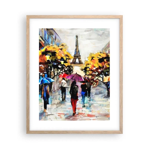 Poster in einem Rahmen aus heller Eiche - Besonders schön im Herbst - 40x50 cm