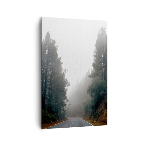 Bild auf Leinwand - Leinwandbild - Eine Geschichte von einem magischen Wald - 80x120 cm