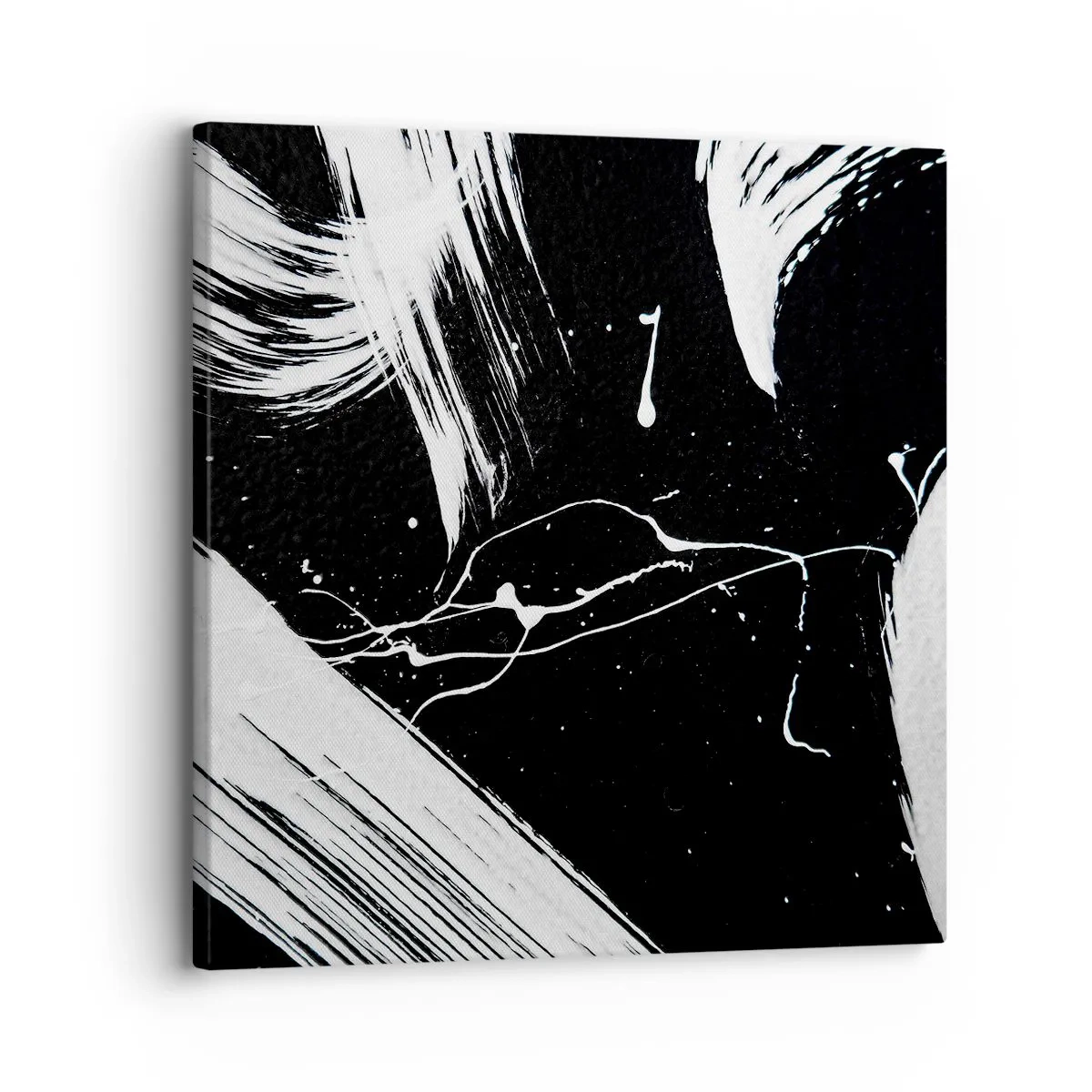 Bild auf Leinwand - Leinwandbild - Dunkelheit durchbrechen - 30x30 cm