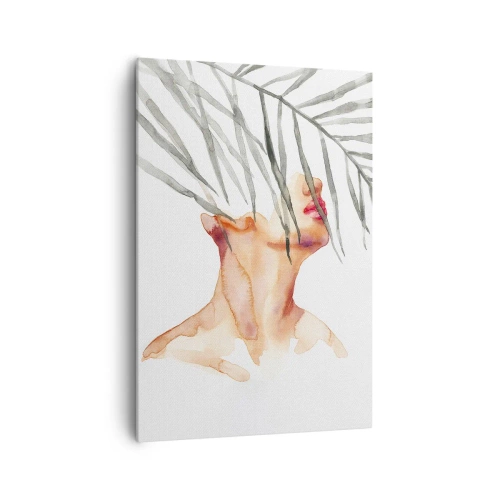 Bild auf Leinwand - Leinwandbild - Spüre den Puls der Tropen - 70x100 cm