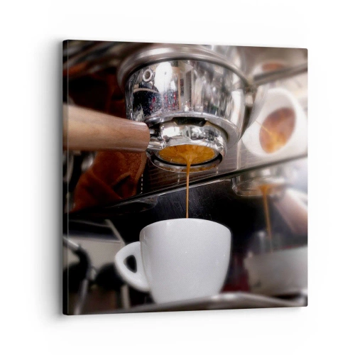 Bild auf Leinwand - Leinwandbild - Gute Zeit des Tages - 30x30 cm