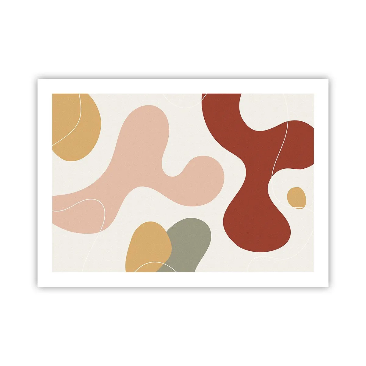 Poster - Kringel oder Schnörkel? - 70x50 cm
