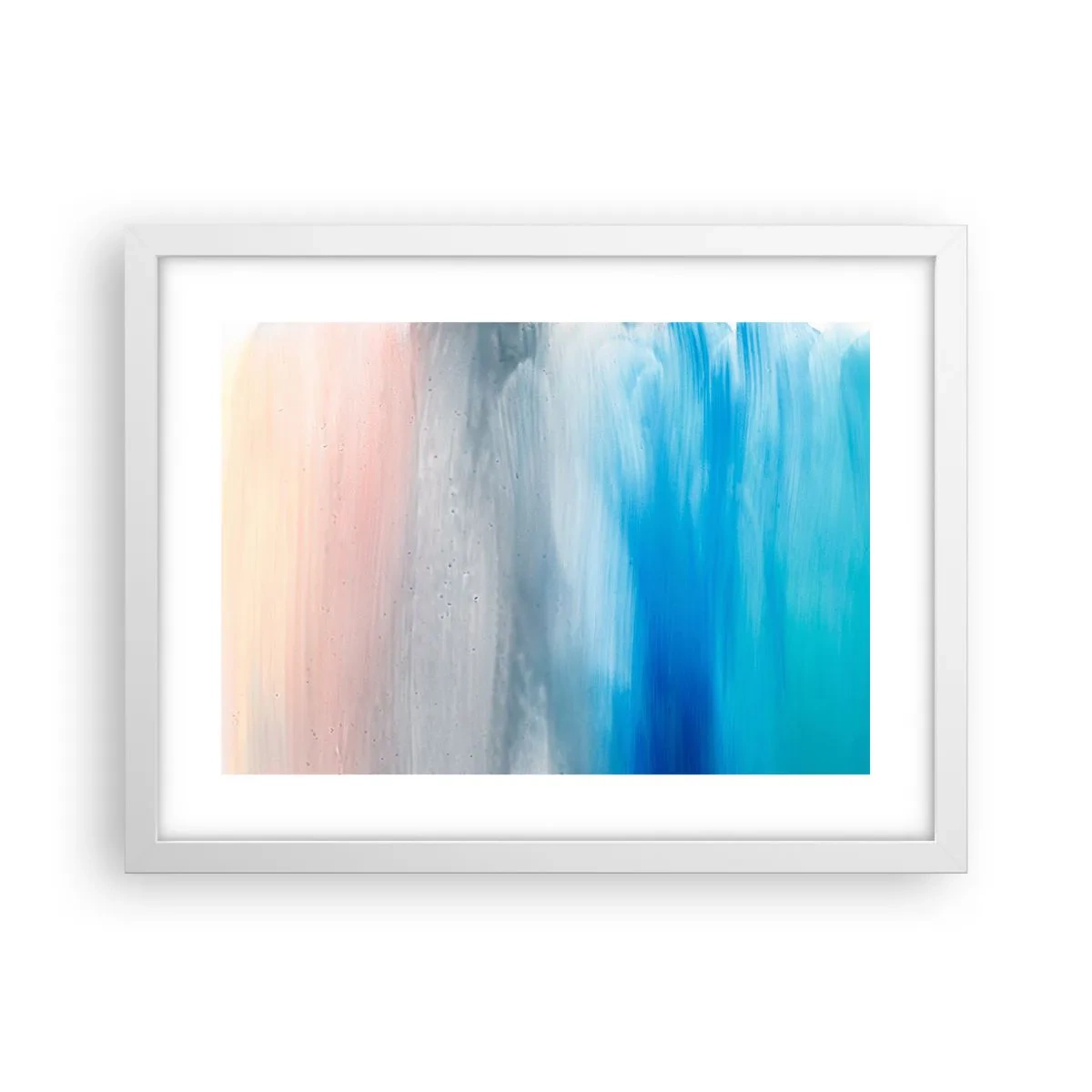 Poster in einem weißen Rahmen - Elemente: Luft - 40x30 cm