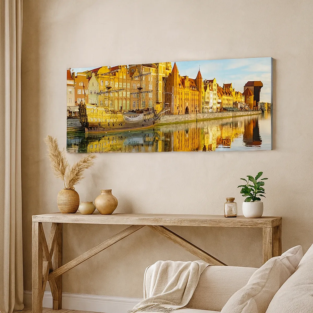 Bild auf Leinwand - Leinwandbild - Ein Spiegelbild der Vergangenheit - 30x30 cm