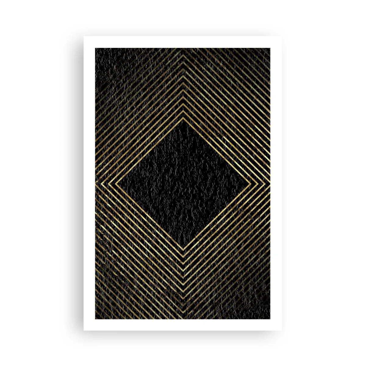 Poster - Geometrie im glamourösen Stil - 61x91 cm