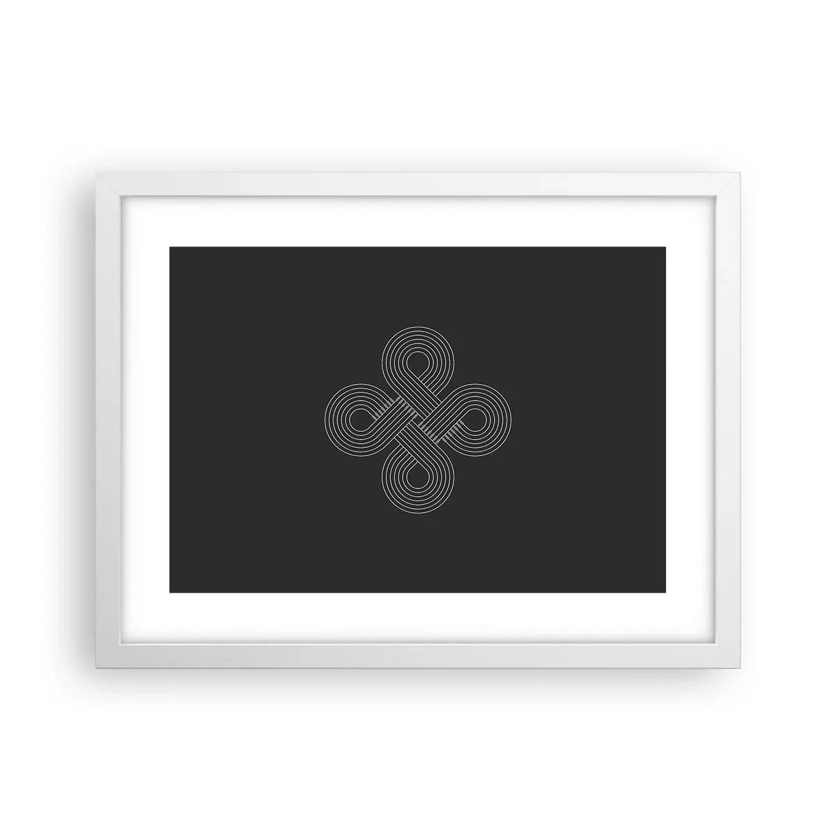 Poster in einem weißen Rahmen - Im keltischen Geist - 40x30 cm