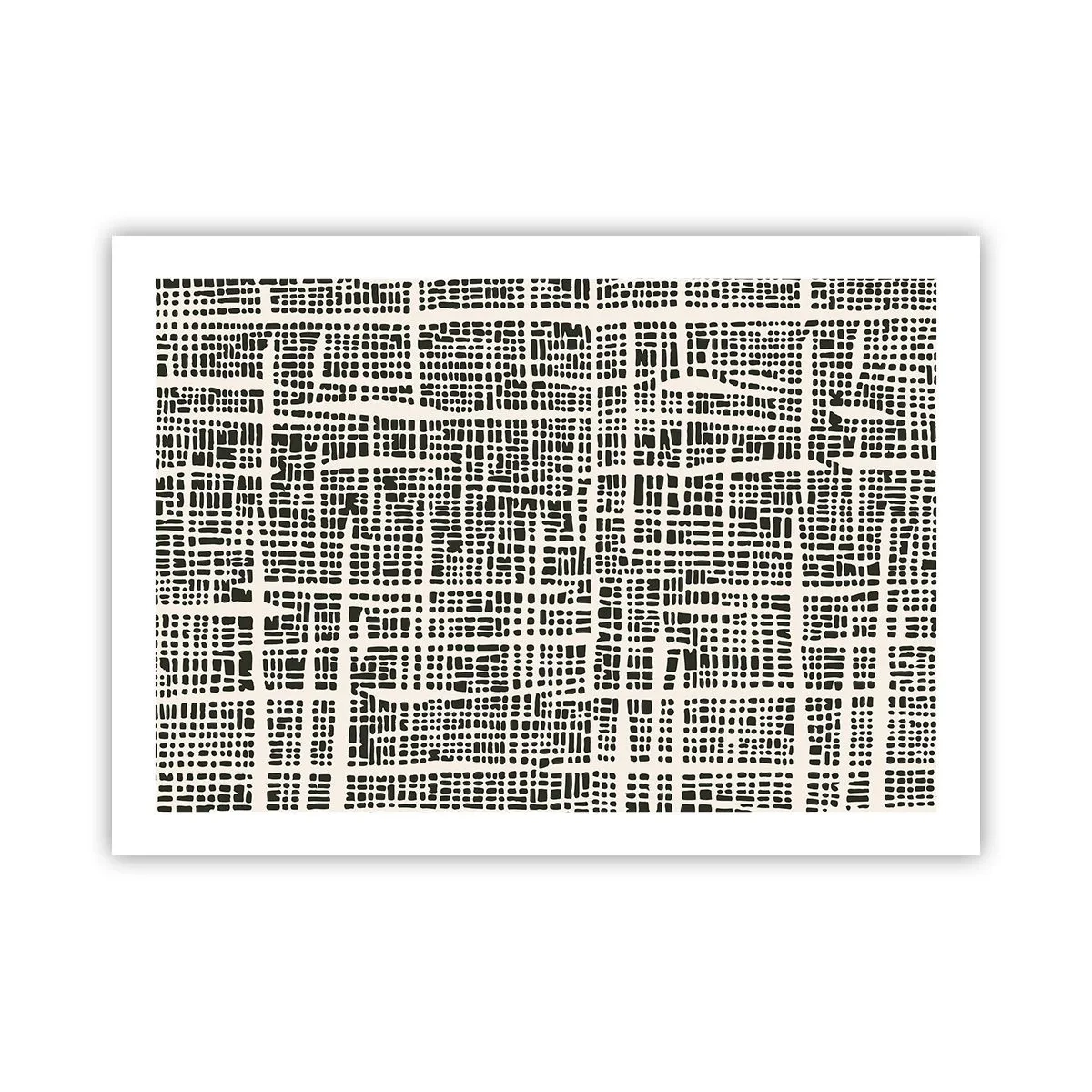 Poster - Gewebte Komposition - 70x50 cm