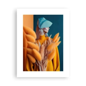 Poster - Flauschiges Porträt - 30x40 cm