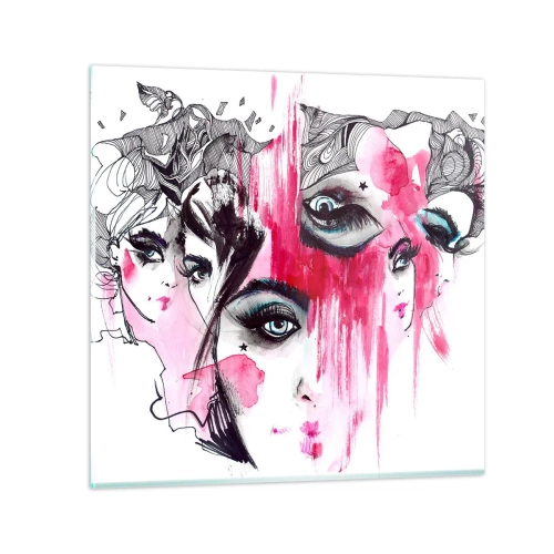 Glasbild - Bild auf glas - , - 40x40 cm