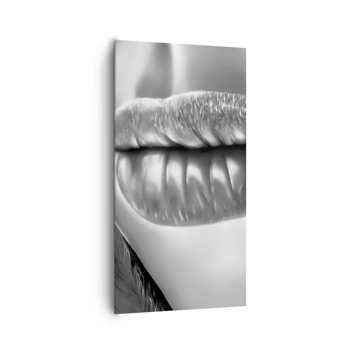 Bild auf Leinwand - Leinwandbild - Ich weiß, was du denkst… - 65x120 cm