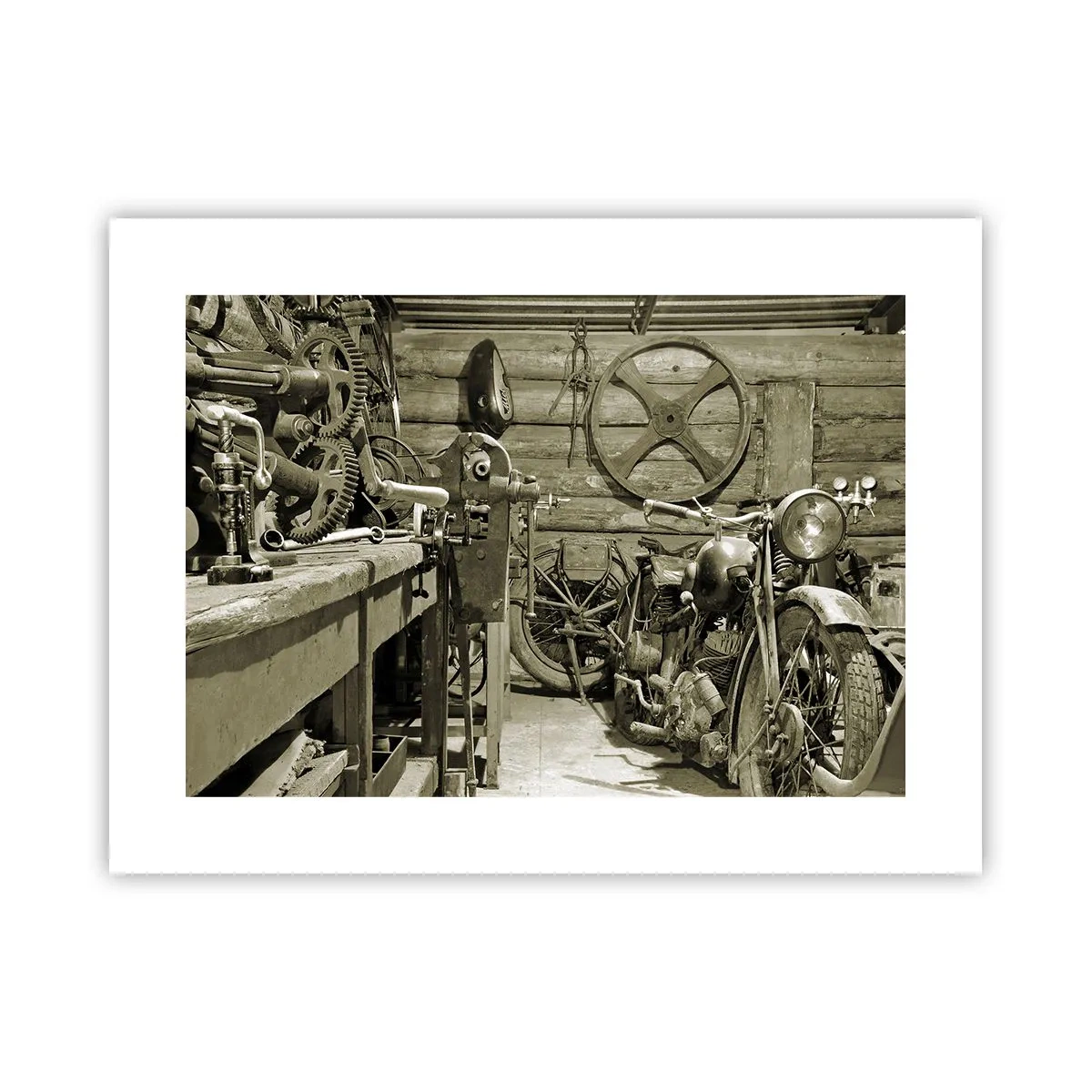 Poster - Im Schuppen von Onkel Władek - 40x30 cm