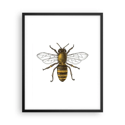 Poster in einem schwarzem Rahmen - Schön und gut - 40x50 cm