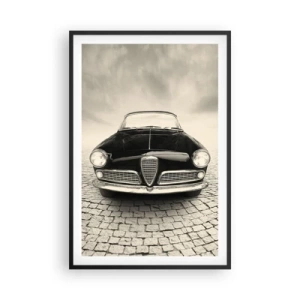 Poster in einem schwarzem Rahmen - Man muss mich einfach lieben - 61x91 cm