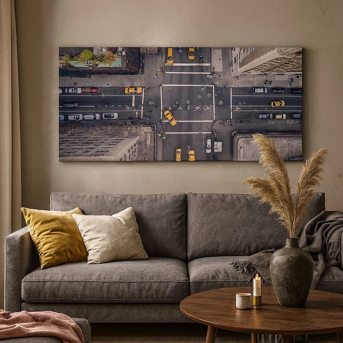 Bild auf Leinwand - Leinwandbild - Eine einfache Wahl - 100x40 cm