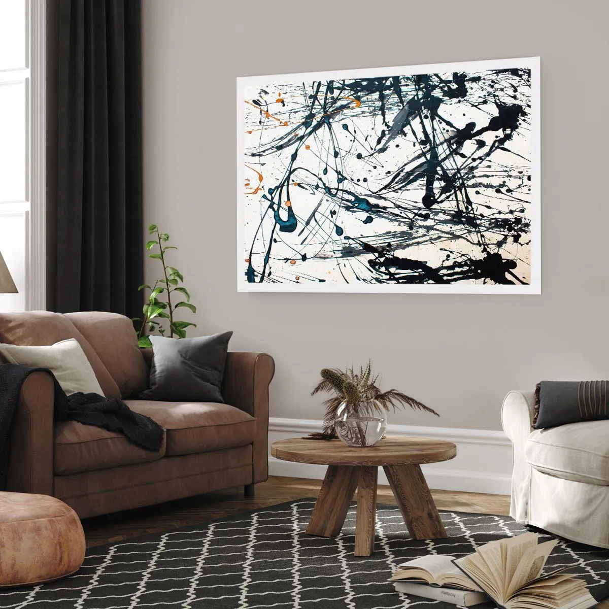 Poster - Expressionistische Abstraktion - 50x40 cm