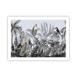 Poster - Afrikanisches Märchen - 70x50 cm