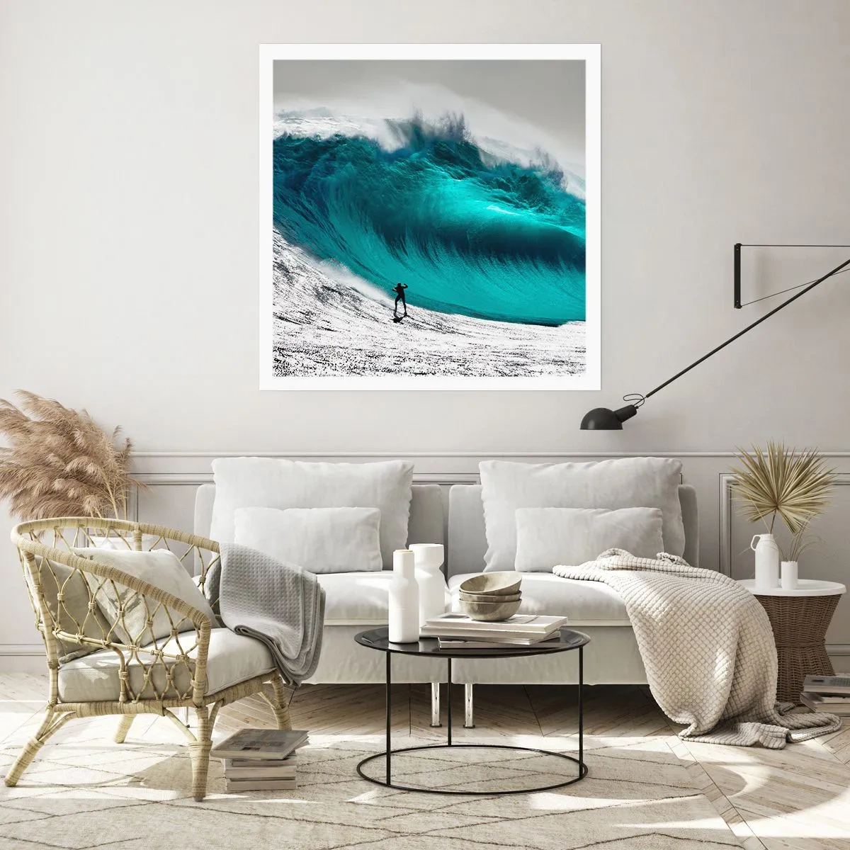 Poster - Herausforderung angenommen - 60x60 cm