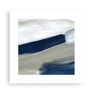 Poster - Begegnung mit dem Weißsein - 30x30 cm