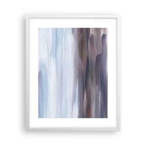 Poster in einem weißen Rahmen - Elemente: Wasser - 40x50 cm