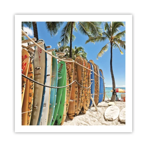 Poster - Sonniger Spaß - 60x60 cm