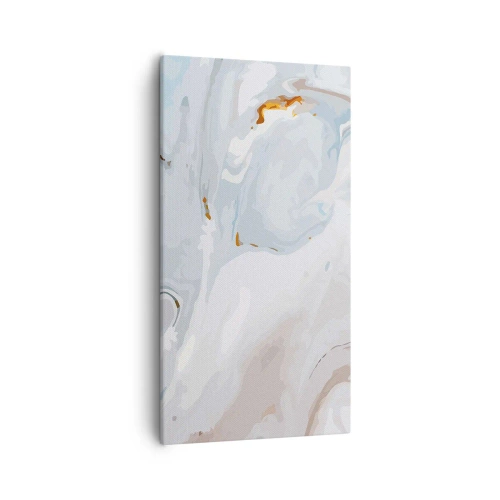 Bild auf Leinwand - Leinwandbild - Das Weiß wird erhoben - 55x100 cm